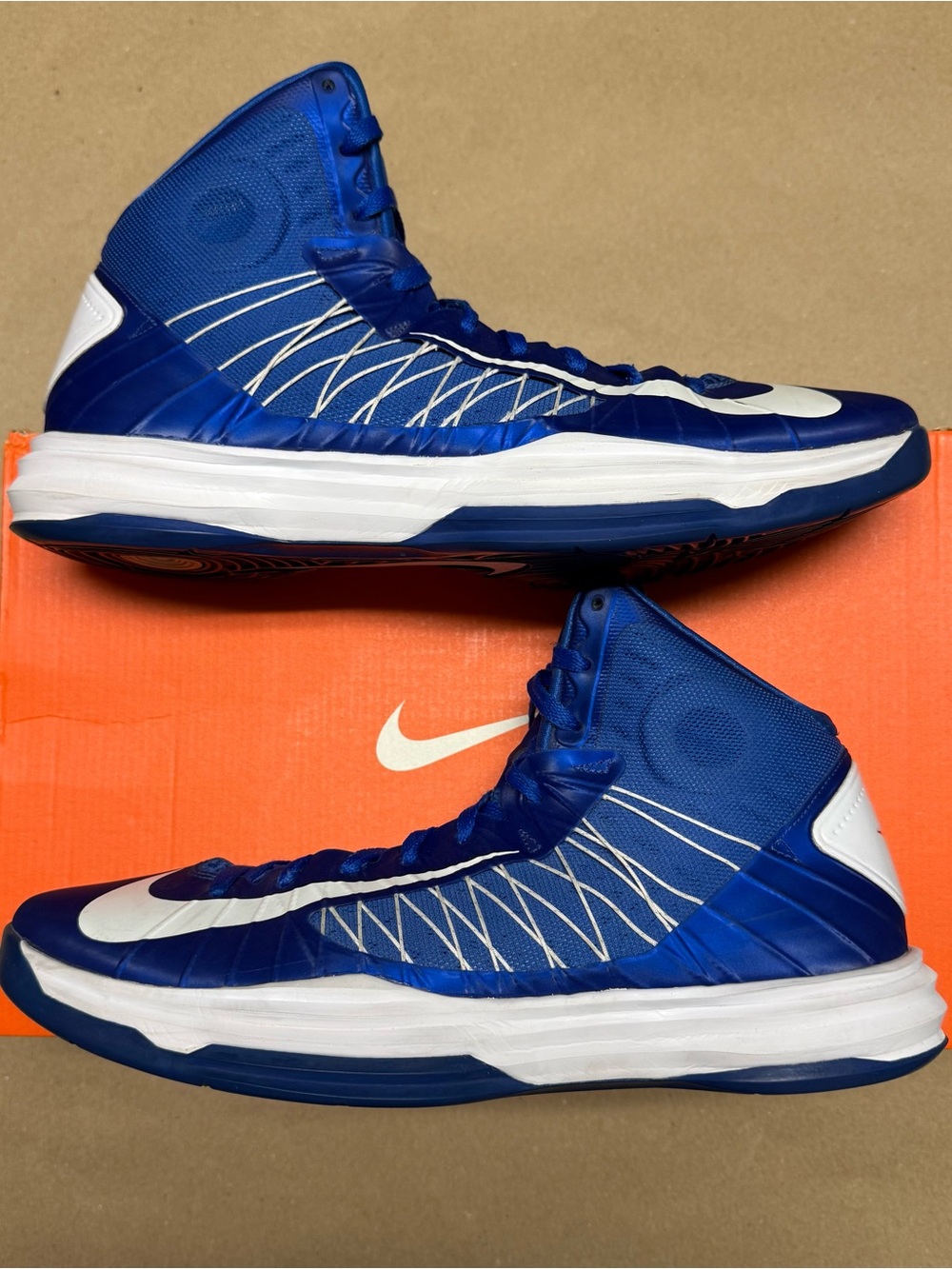 Nike Air Hyperdunk 2012 TB Game Royal Men’s size 14 Basketball shoes Rare!